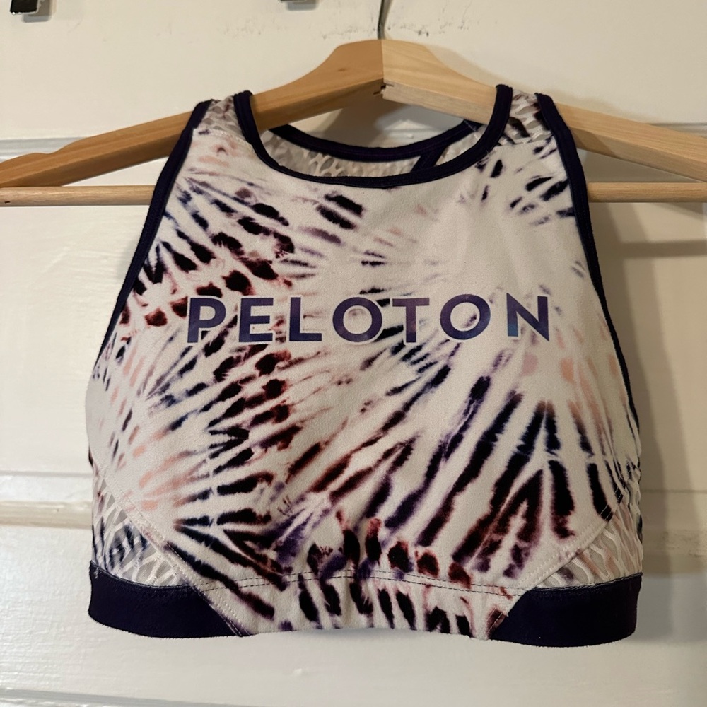 Peloton Tie-Dye High Neck Sports Bra